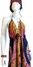 Load image into Gallery viewer, Lake Ohrid at Sunset (Cinch bust dress)
