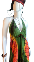 Load image into Gallery viewer, Yellowstone Morning Glory Hot Spring (Cinch bust dress)
