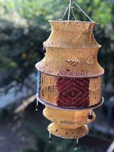 Hand Woven Lantern from India