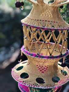 Hand woven Lantern from India